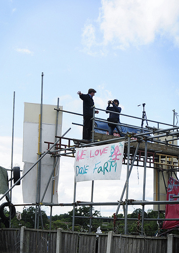 sky news by Dale Farm by Selena Sheridan traveller evictions photo