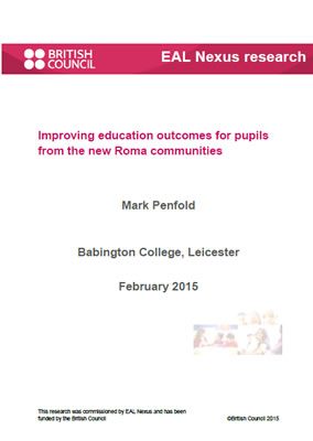 Thumbnail of report cover for 'Improving education outcomes for pupils from the new Roma communities'