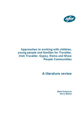 thumbnail of literature review cover for 'Approaches to working with children, young people and families for Traveller, Irish Traveller, Gypsy, Roma and Show People Communities'