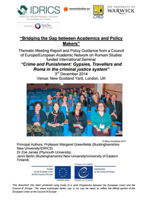 thumbnail of report cover for 'bridging the gap between academics and policy makers'