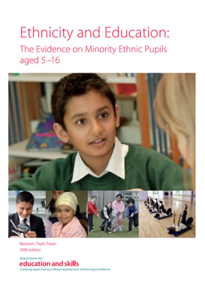 thumbnail of report cover for 'Ethnicity and Education: The Evidence on Minority Ethnic Pupils aged 5-16'