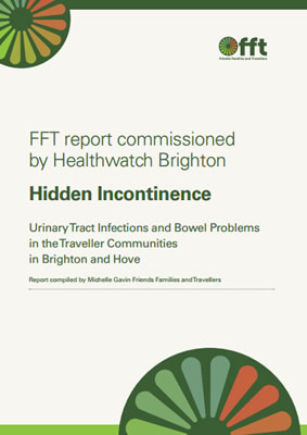 thumbnail of report cover for 'Hidden Incontinence' FFT report commissioned by Healthwatch Brighton