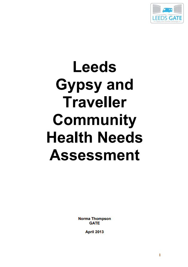 Thumbnail of front cover of 'Leeds Gypsy and Traveller Community Health Needs Assessment' 2013