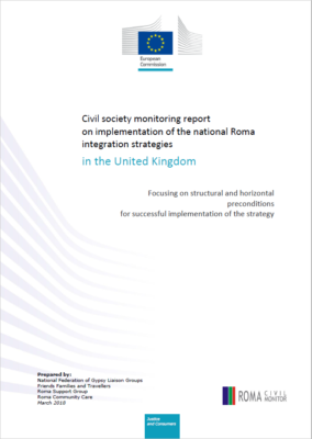 Thumbnail of report cover 'Civil society monitoring report on implementation of the national Roma integration strategies in the United Kingdom'