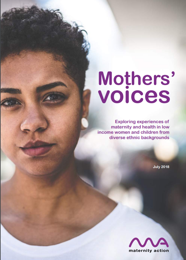Front cover of 'Mother's voices' by Maternity Action