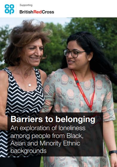 Thumbnail of report for 'Barriers to belonging: An exploration of loneliness among people from BAME backgrounds'