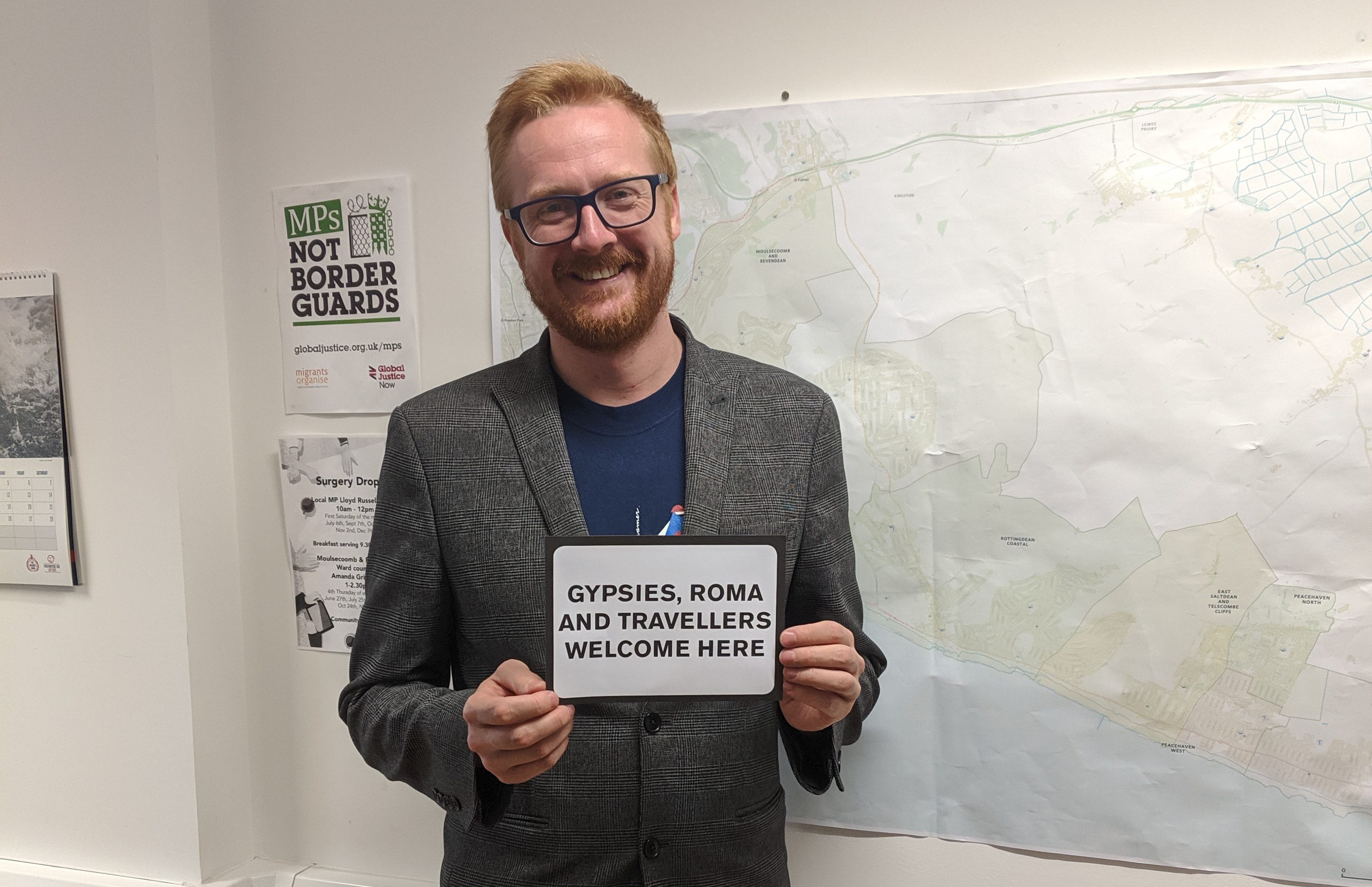 Picture of Lloyd Russel-Moyle with FFT Pledge Card