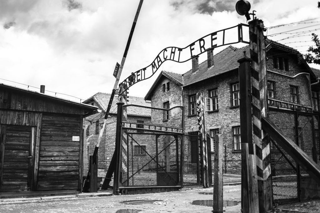 Picture of Auschwitz entrance