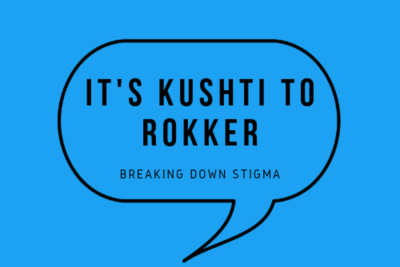 It's Kushti to Rokker logo