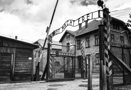 Picture of Auschwitz entrance